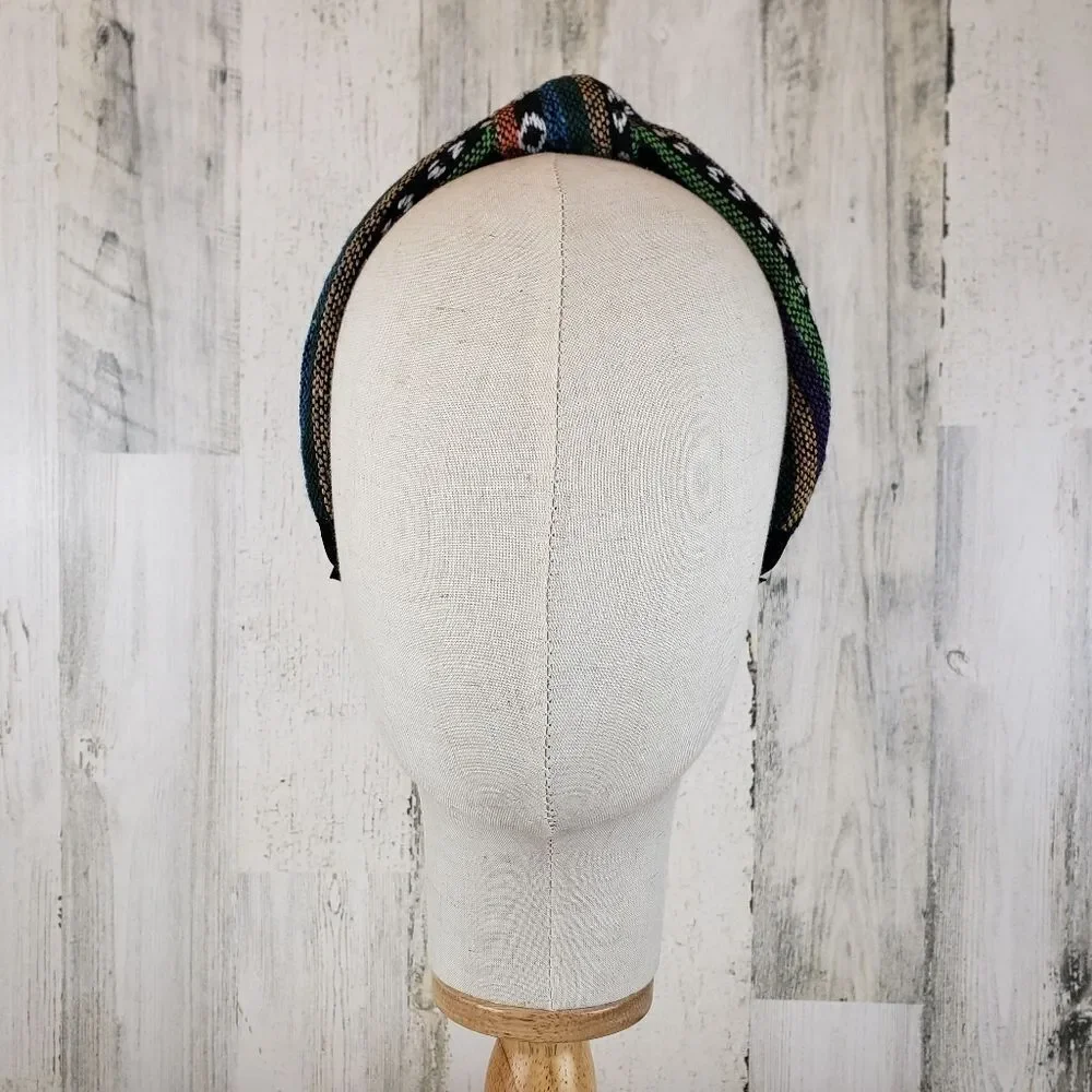 Baja Woven Top Knot Headband